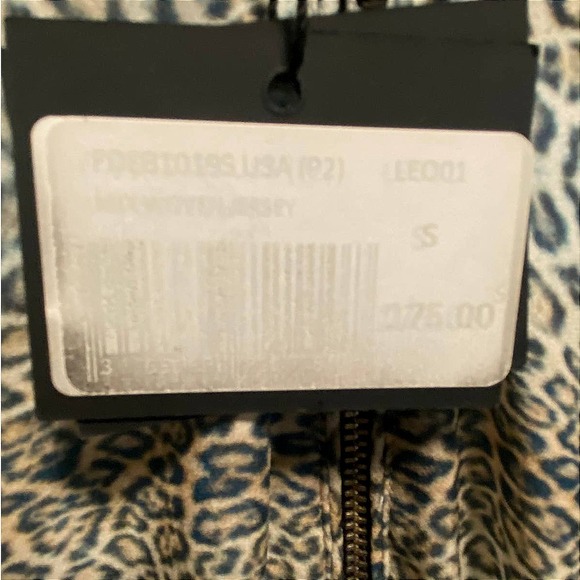 SPORT The Kooples Leopard Print Sleeveless Zipper Front Top Women's Size S - Picture 11 of 13